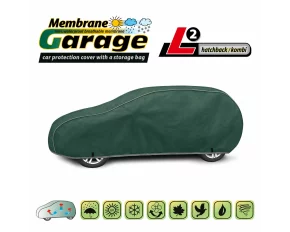 Membrane Garage komplet autótakaró ponyva, teljesen vízálló és légáteresztő - L2 - Hatchback/Kombi
