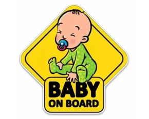 Baby on Board sticker, 15x11cm, Type-1