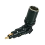 Adapter socket, 120° swivel joint 12/24V-Resealed,