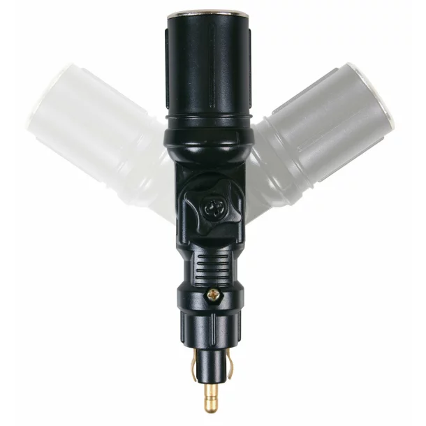 Adapter socket, 120° swivel joint 12/24V-Resealed,