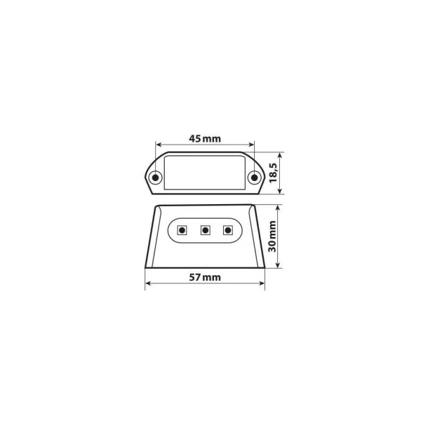 Lampa iluminat numar inmatriculare A-ion 3 SMD 12V12V A-ion